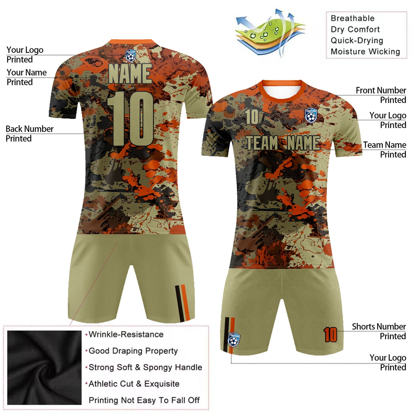 Custom Soccer Jersey Men Youth Personalized Athletic T-Shirts