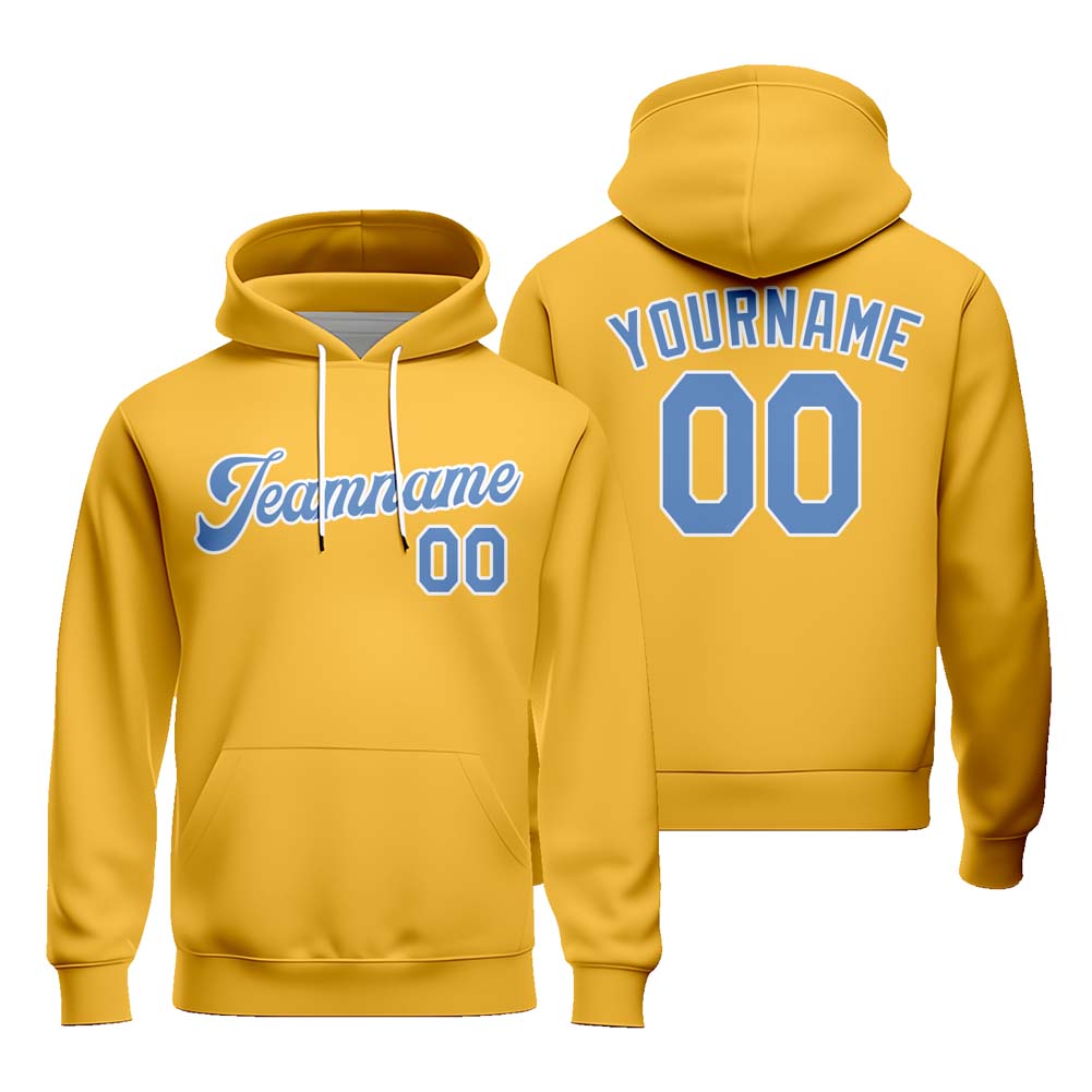 Custom Solid Color Unisex Hoodies Football Sweatshirt