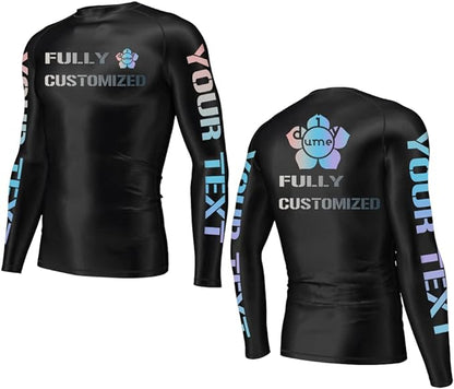 Men's Fully Customized Rashguard Compression Jersey Shirt