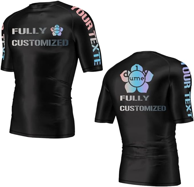 Men's Fully Customized Rashguard Compression Jersey Shirt