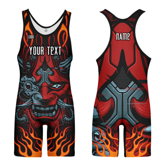 Custom Unisex Wrestling Singlets Sports Bodysuit