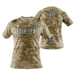 Custom Unisex Camouflage Series Jersey Shirt Short Sleeve for Running