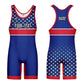 Custom Men Women American flag Sports Wrestling Singlet