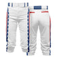 Custom Men Youth USA Patriotic Baseball Game Pants Sportswear