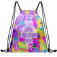 Personalized Drawstring Backpack Bag Gym Sackpack for Team