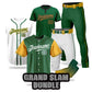 Custom Men Youth Baseball Jersey Sweatsuits 5 Piece