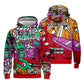 Custom Unisex Graphic Cartoon Hoodies Sublimation Sweatshirt