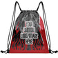 Custom Backpack Drawstring Bags Sublimation Printed Logo Text Team