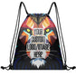 Custom Drawstring Bags Sublimation Printed Logo Text Team Backpack