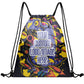 Personalized Cartoon Drawstring Backpack Bag Gym Sackpack for Team
