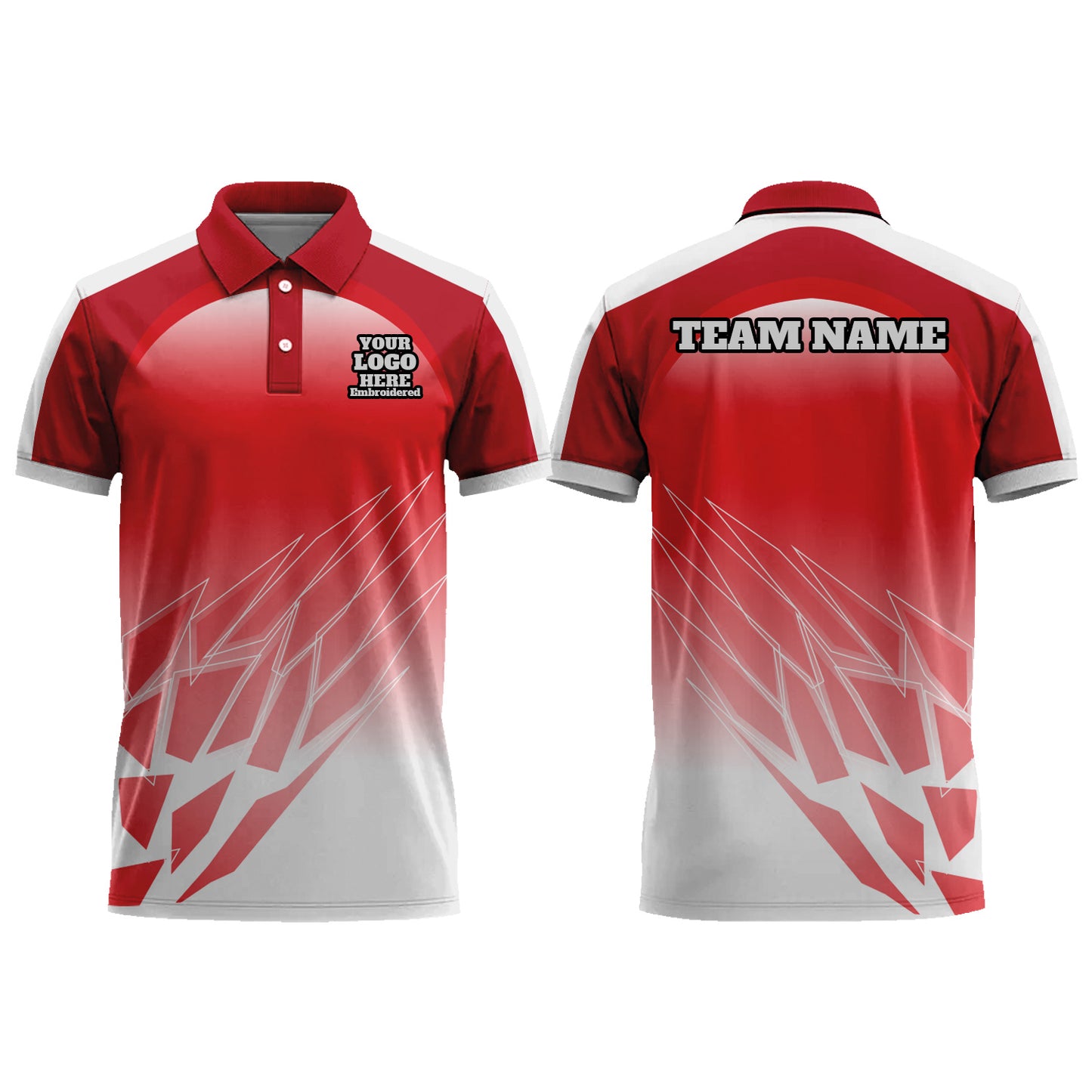 Custom Men Graphic Polo Shirts Sublimation Short Sleeve T Shirts