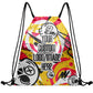 Personalized Drawstring Backpack Bag Gym Sackpack for Team