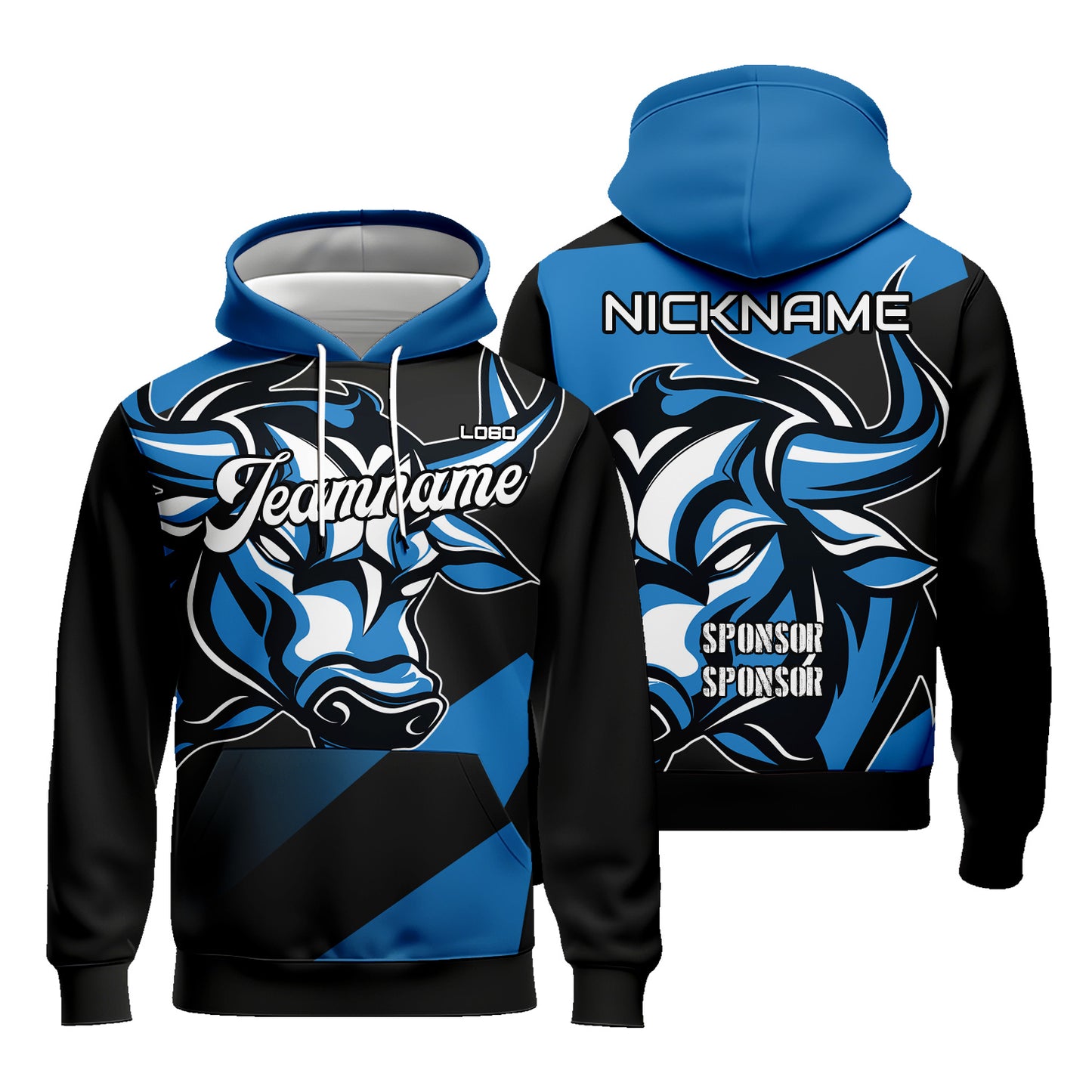 Custom Animal Graphic Hoodies Long Sleeve Sweatshirts