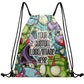 Personalized Cartoon Drawstring Backpack Bag Gym Sackpack for Team