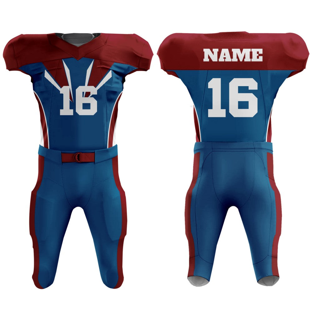 DIYUME Custom Unisex V-neck Football Uniform Adult Youth