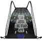 Custom Drawstring Bags Sublimation Printed Logo Text Team Backpack