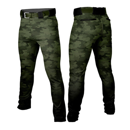 Custom Men Youth Camouflage Baseball Pants Casual Trousers