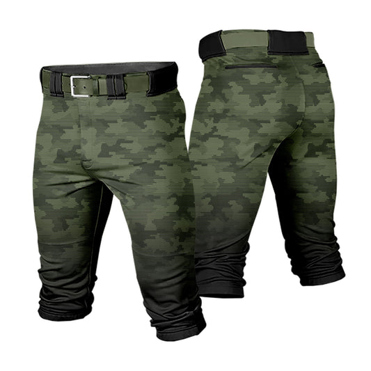 Men Youth Camouflage Cropped Baseball Pants