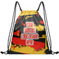 Personalized Drawstring Backpack Bag Gym Sackpack for Team