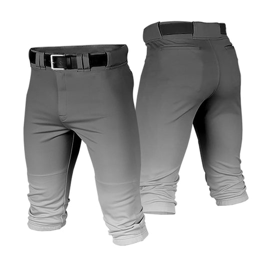 Custom Men Youth Gradient Cropped Baseball Pants