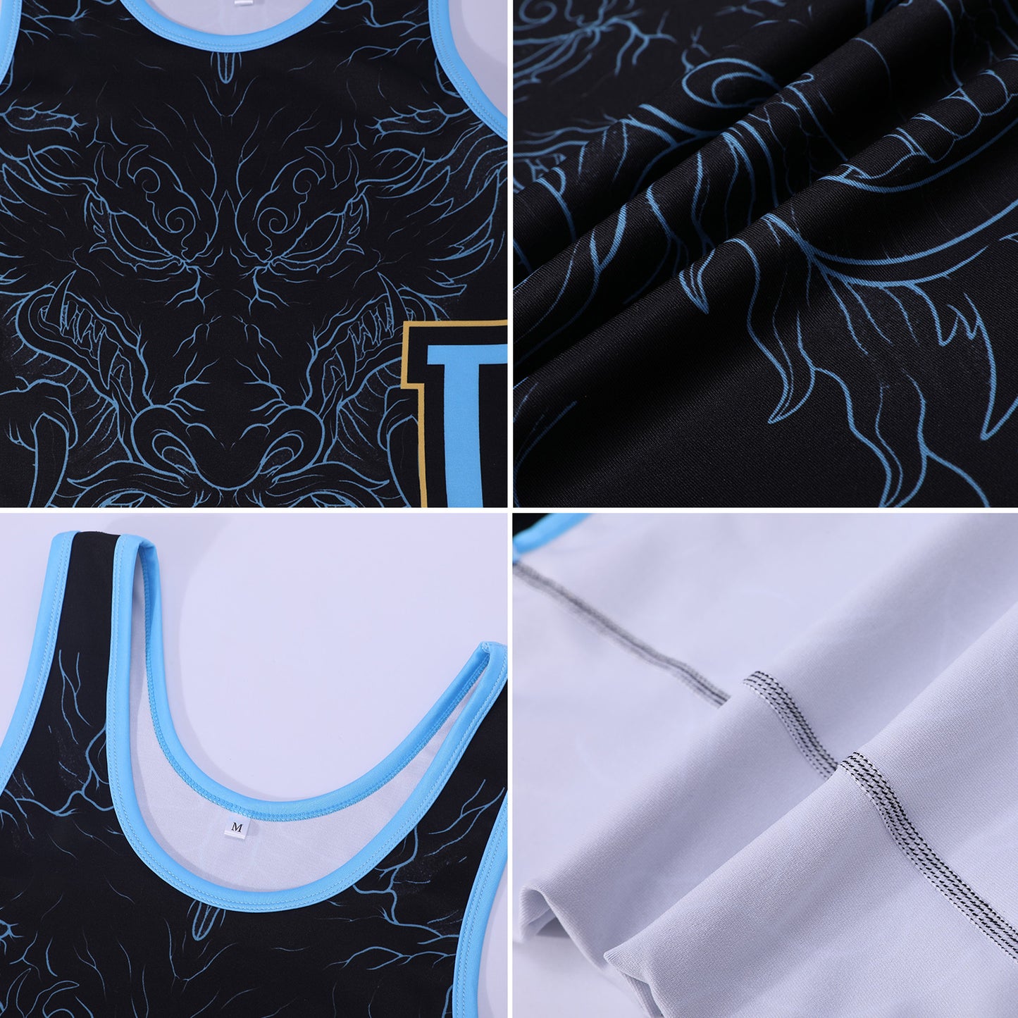 Custom Sublimated Wrestling Singlet Animal Pattern