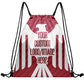 Made Your Own Honor Respect Thin Blue Flag Drawstring Backpack