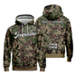 Custom Unisex Graphic Camouflage Hoodies Sublimation Sweatshirt