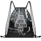 Custom Drawstring Bags Sublimation Printed Logo Text Team Backpack