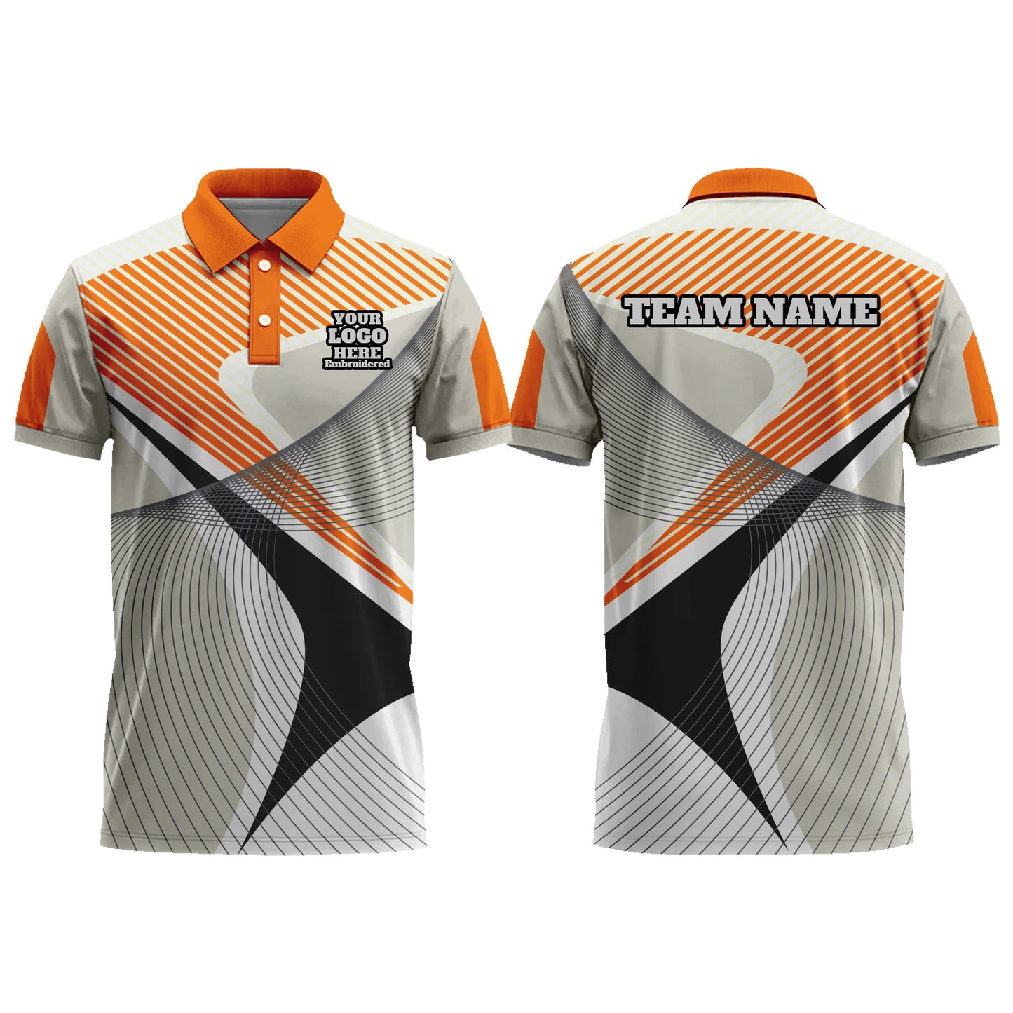 Custom Men Graphic Polo Shirts Sublimation Short Sleeve T Shirts