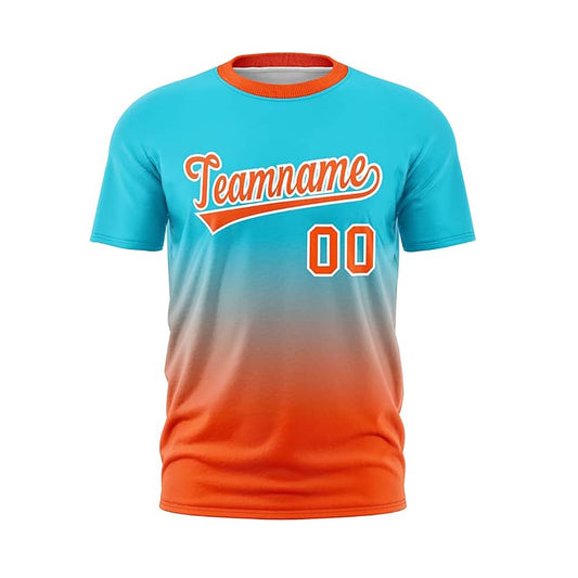 Custom Gradient Crew Neck Baseball Jerseys Sportswear Shirt