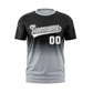 Custom Gradient Crew Neck Baseball Jerseys Sportswear Shirt
