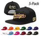 Custom Men Women Embroidery Baseball Hat Sun Cap DIY Design 5 Pack