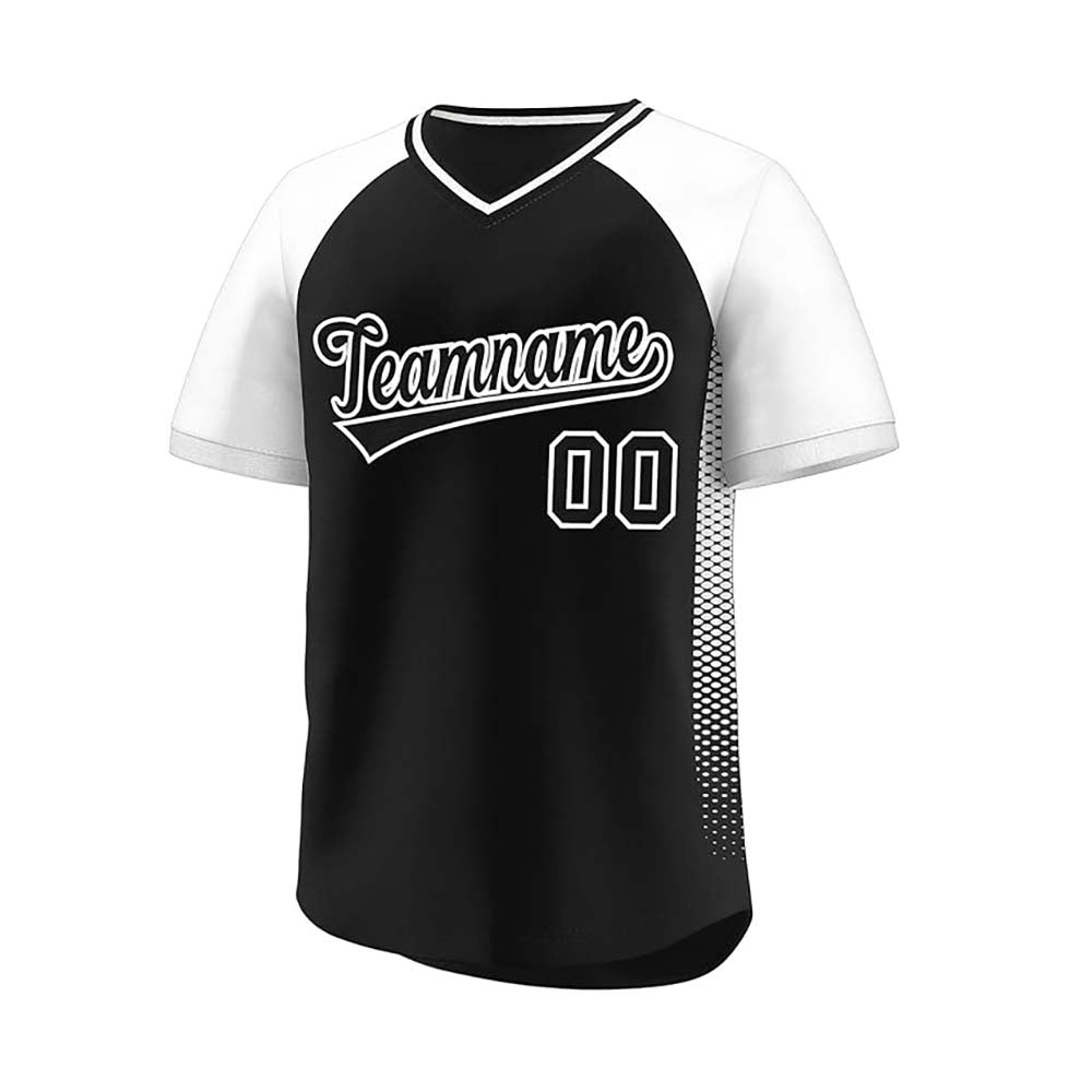 Custom Men Women V Neck Baseball Shirts Team Uniforms
