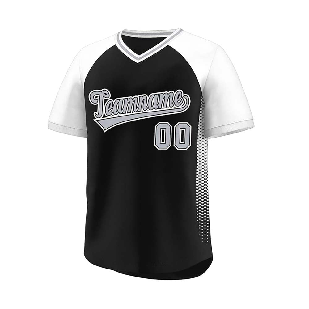 Custom Men Women V Neck Baseball Shirts Team Uniforms