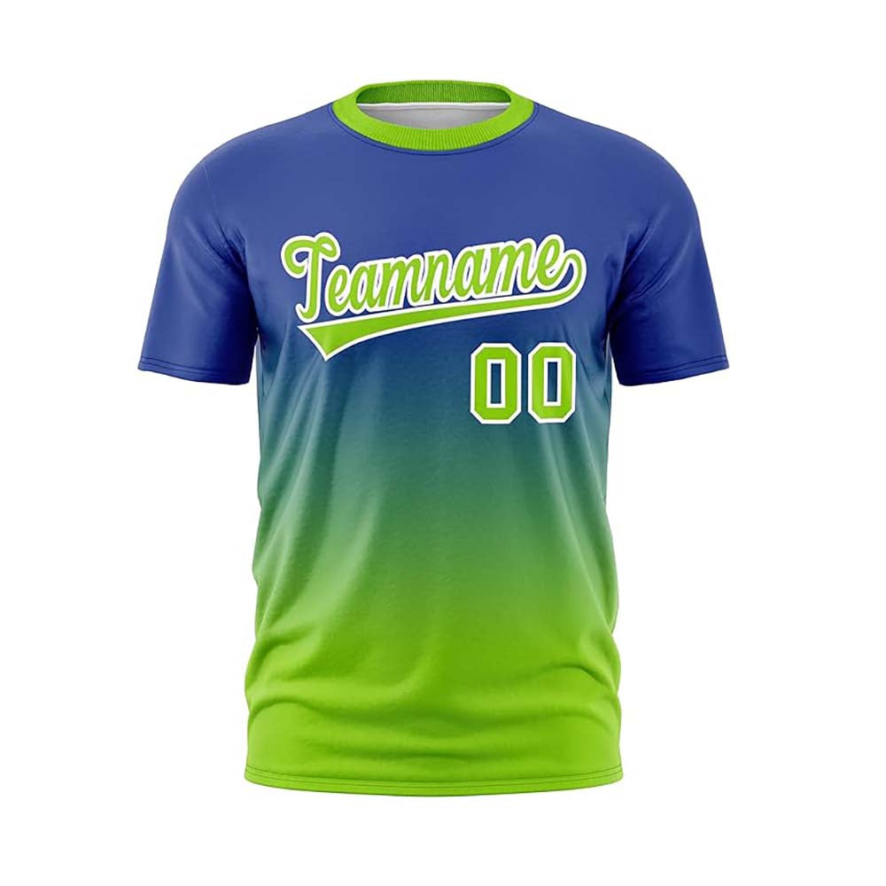 Custom Gradient Crew Neck Baseball Jerseys Sportswear Shirt