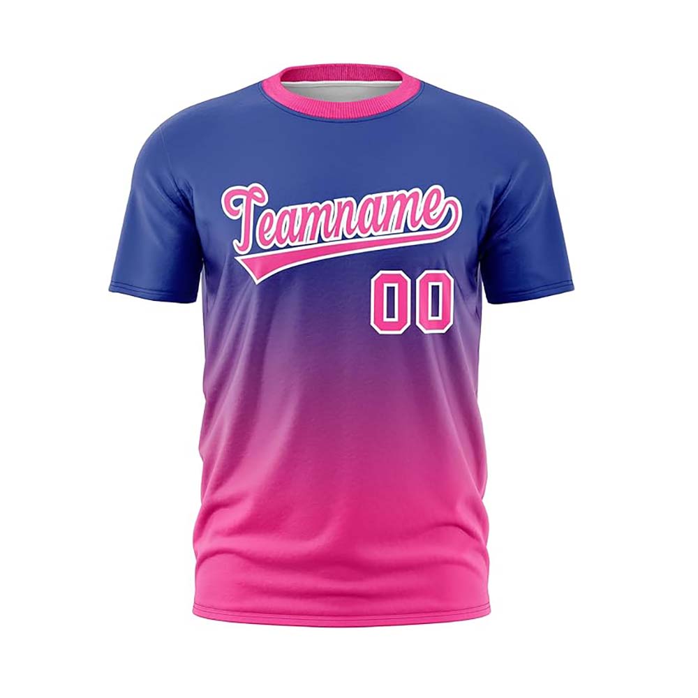 Custom Gradient Crew Neck Baseball Jerseys Sportswear Shirt