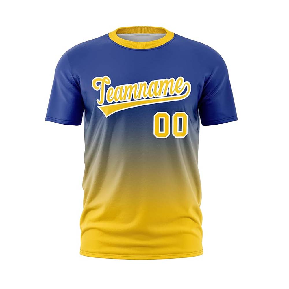 Custom Gradient Crew Neck Baseball Jerseys Sportswear Shirt