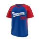 Custom Men Women V Neck Baseball Shirts Team Uniforms