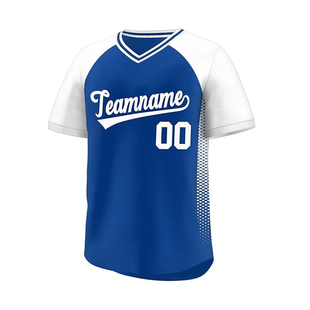 Custom Men Women V Neck Baseball Shirts Team Uniforms