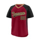 Custom Men Women V Neck Baseball Shirts Team Uniforms
