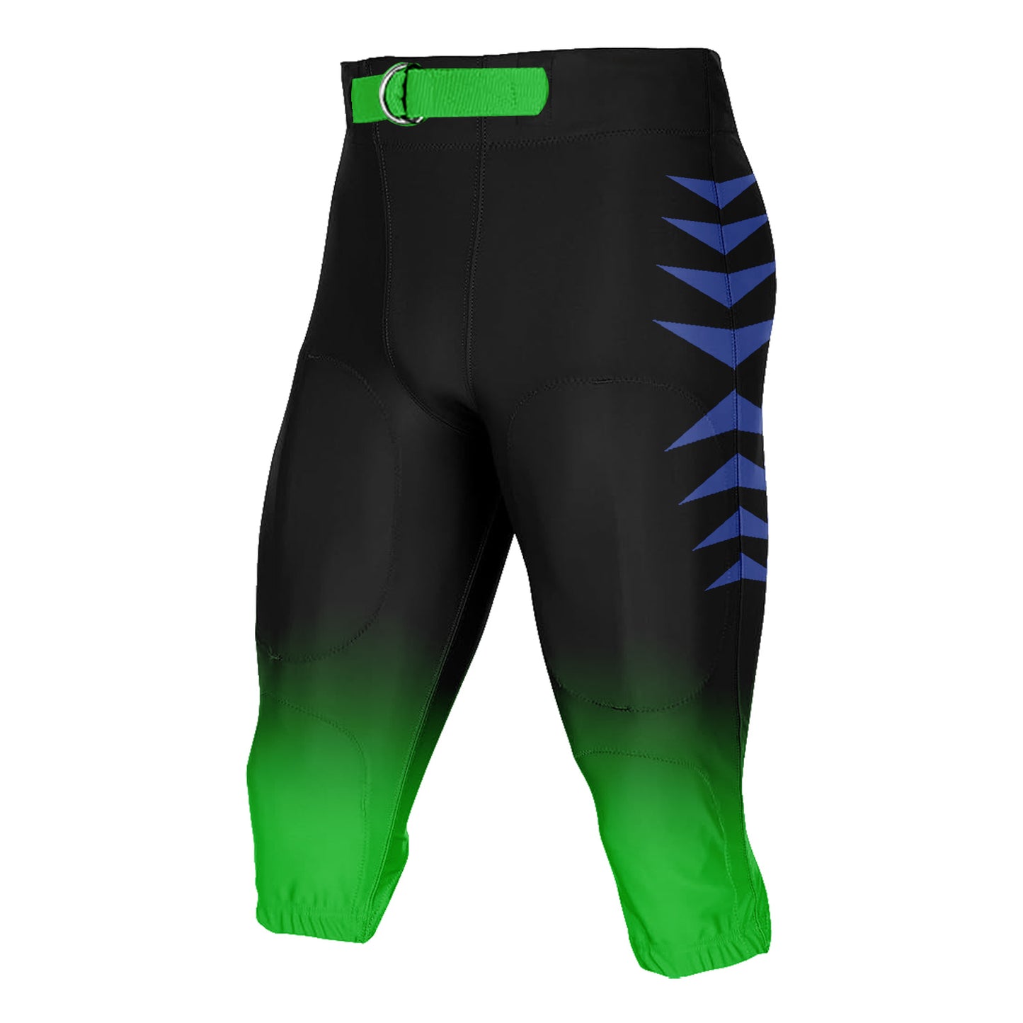 Custom Gradient Football Pants with Number Logo