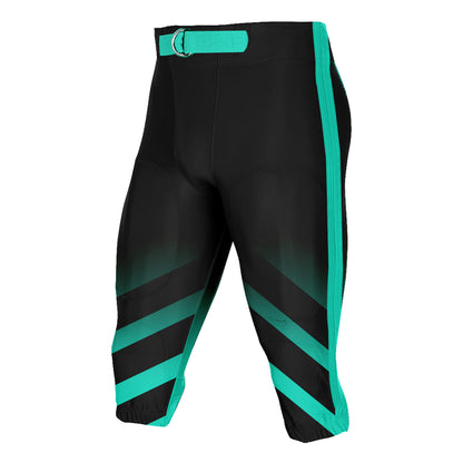 Custom Men Youth Gradient Football Pants with Belt