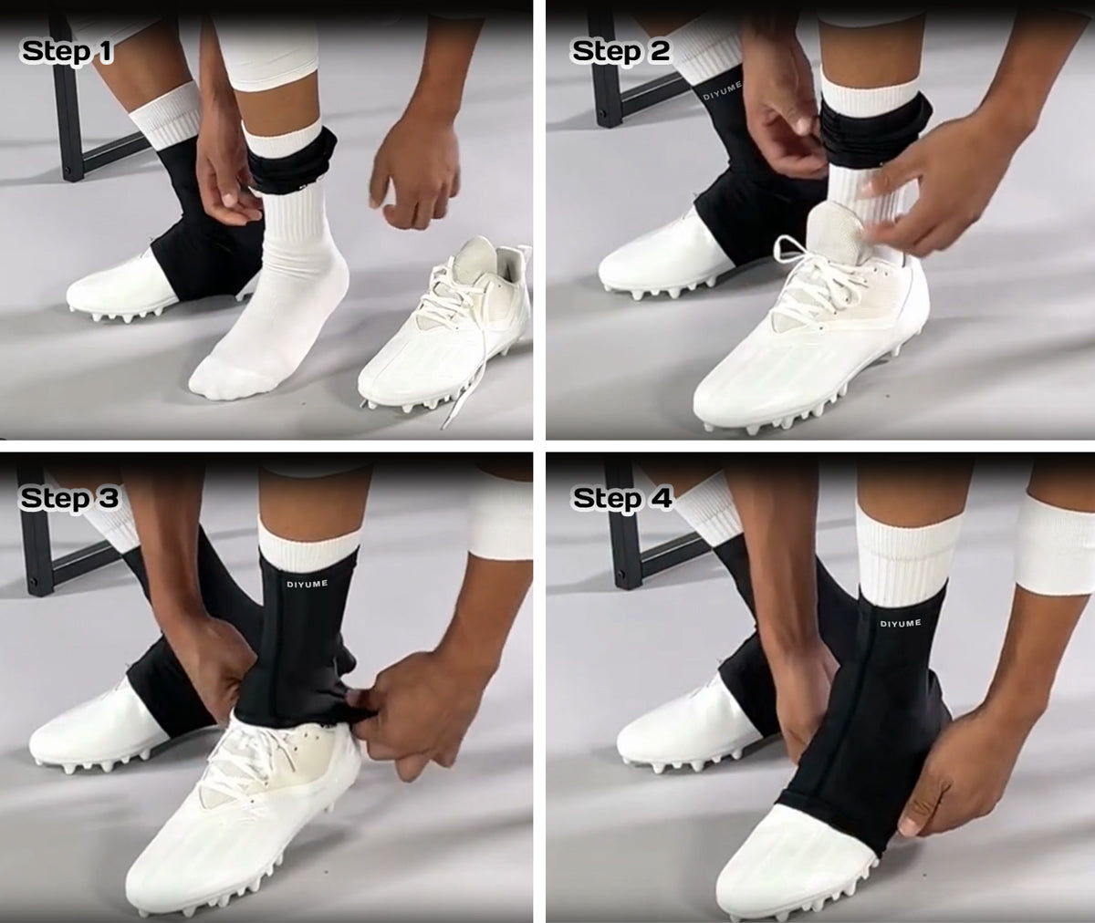 Custom Kids Youth Baseball Spat Turf Pellets Out Cover Cleats