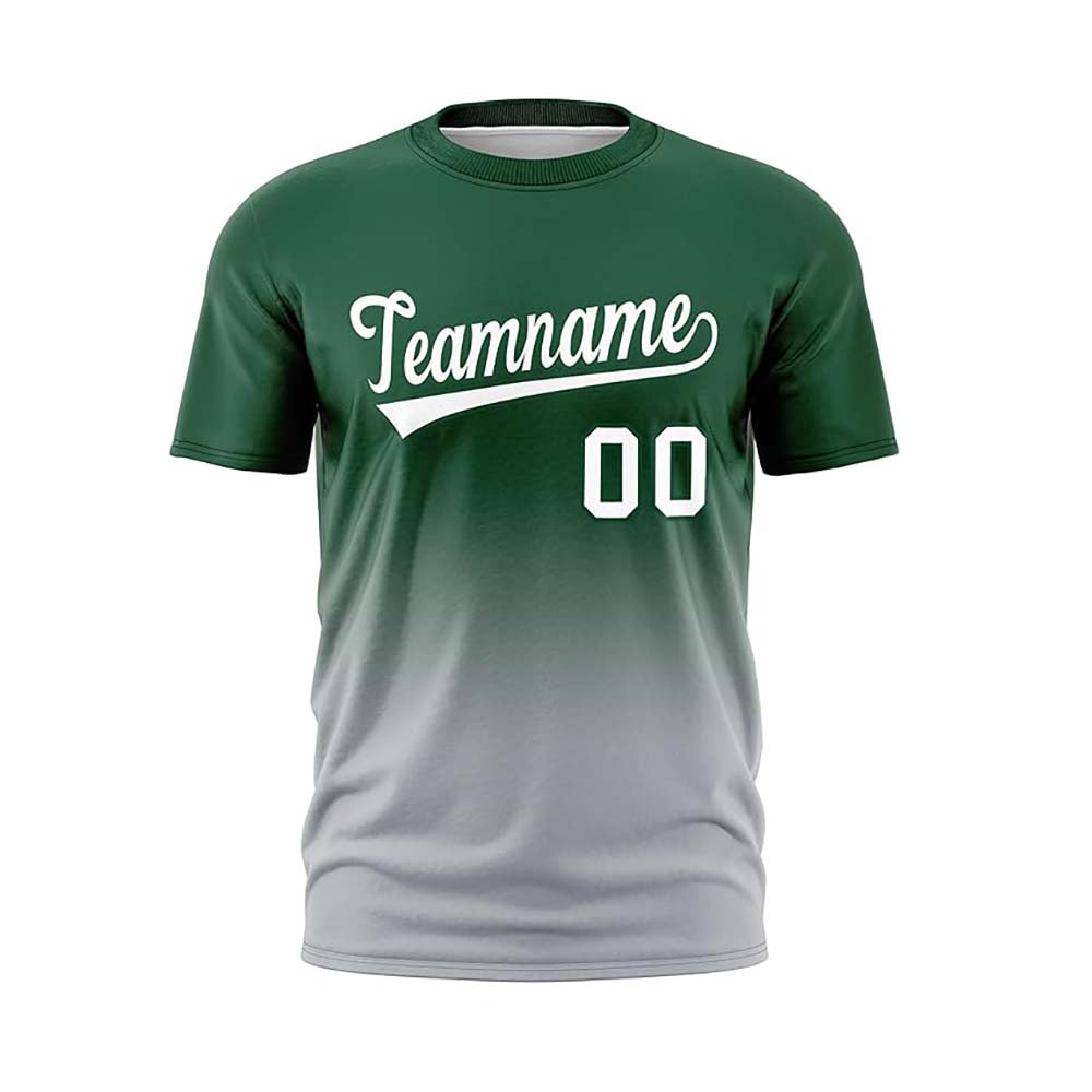 Custom Gradient Crew Neck Baseball Jerseys Sportswear Shirt