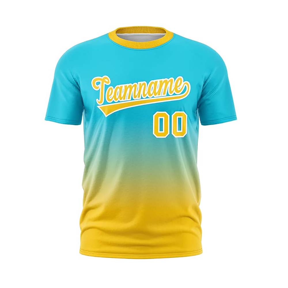 Custom Gradient Crew Neck Baseball Jerseys Sportswear Shirt