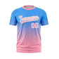 Custom Gradient Crew Neck Baseball Jerseys Sportswear Shirt