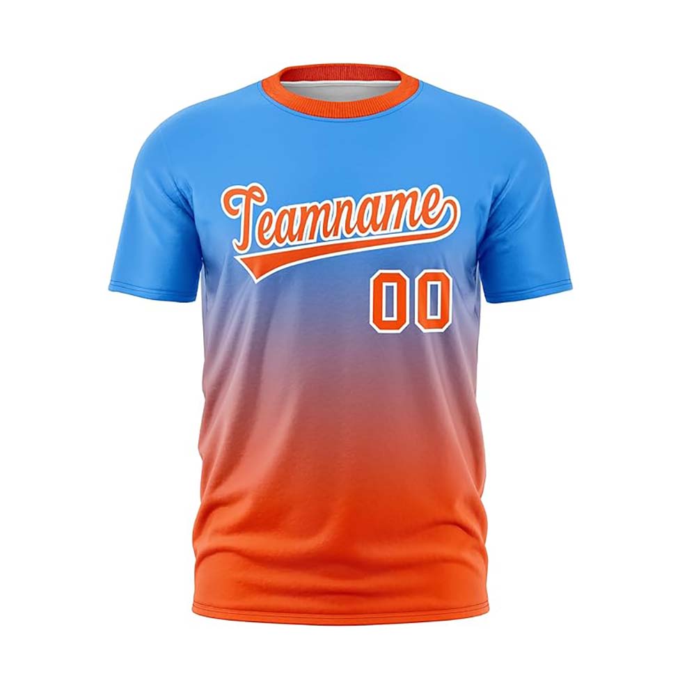 Custom Men Youth Baseball Team Shirts Gradient Sportswear
