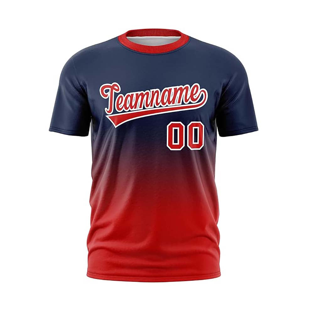 Custom Men Youth Baseball Team Shirts Gradient Sportswear