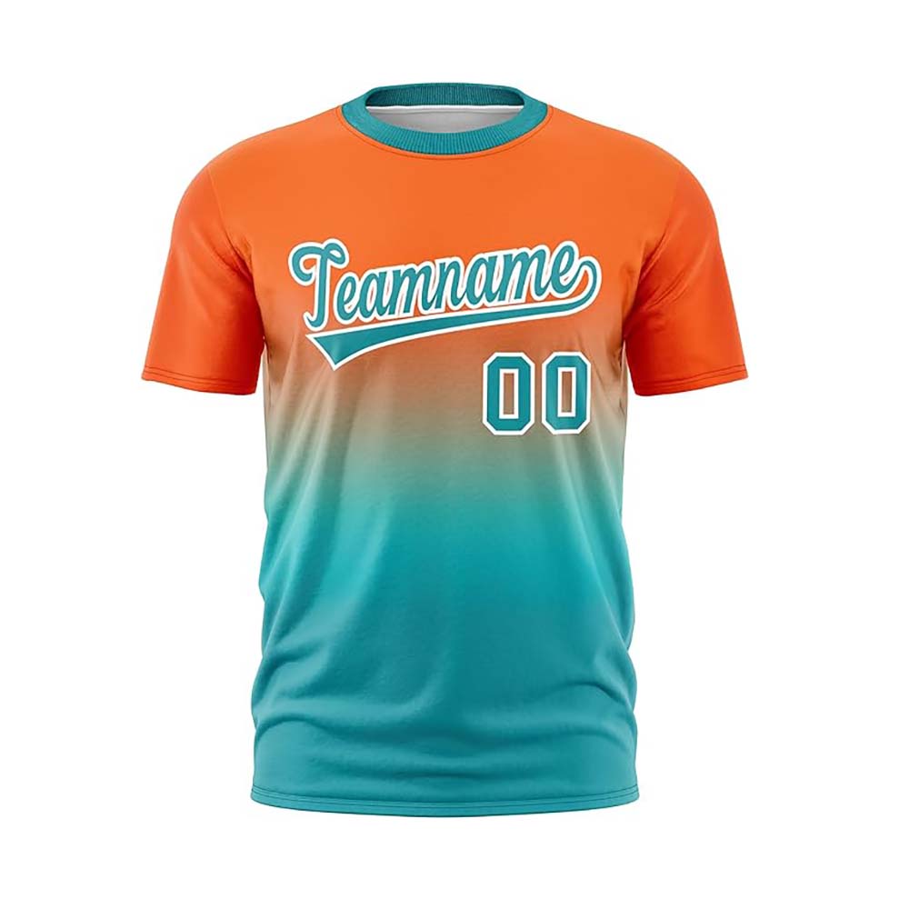 Custom Men Youth Baseball Team Shirts Gradient Sportswear