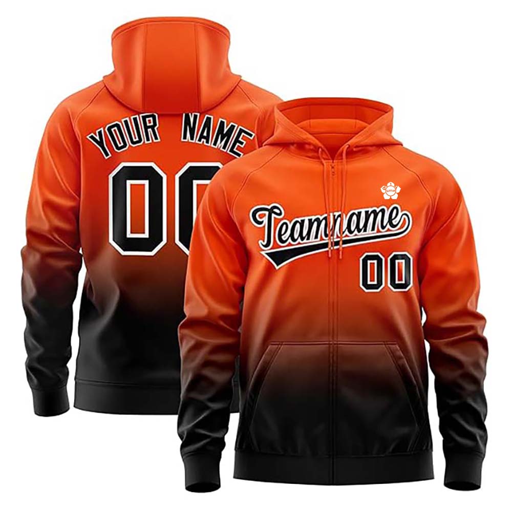 Customized Unisex Hoodie Long Sleeve Fashion Pullover Sweatshirt